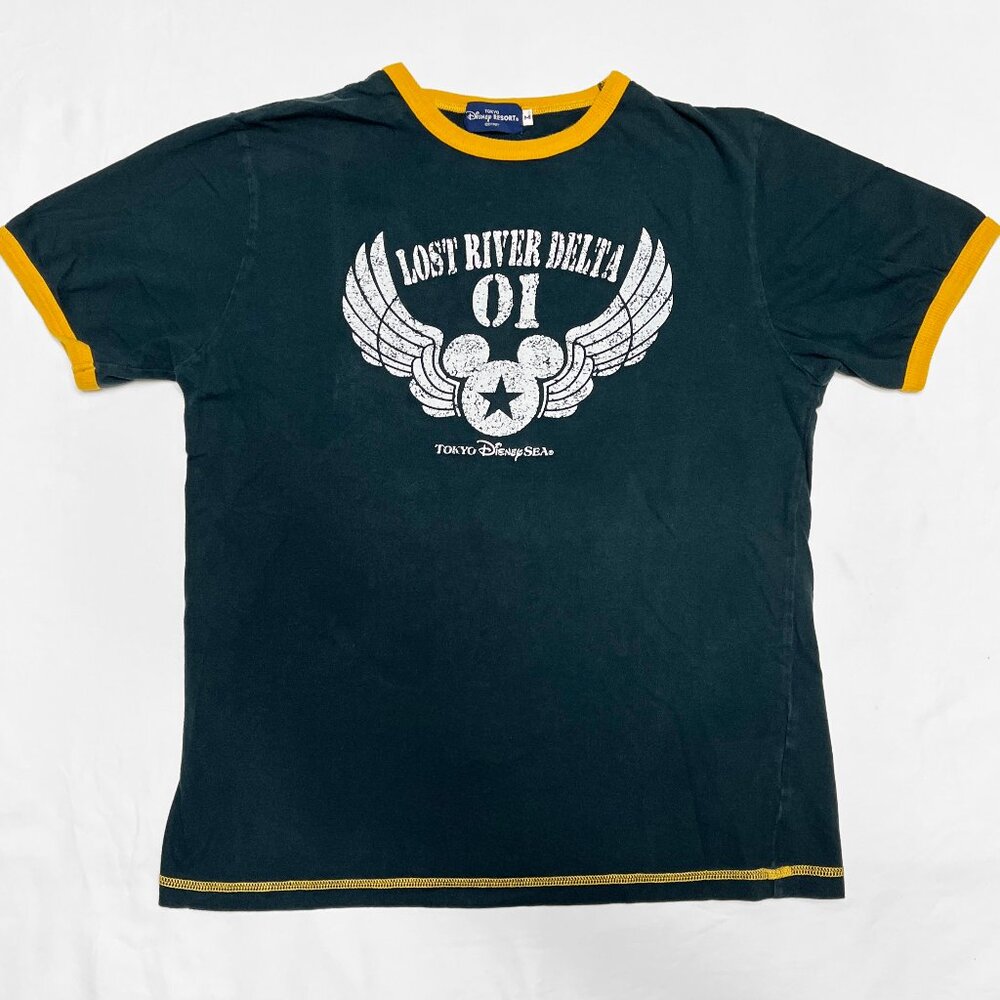 Tokyo Disney Sea Shirt Men's M, Indiana Jones Area, Lost River Delta